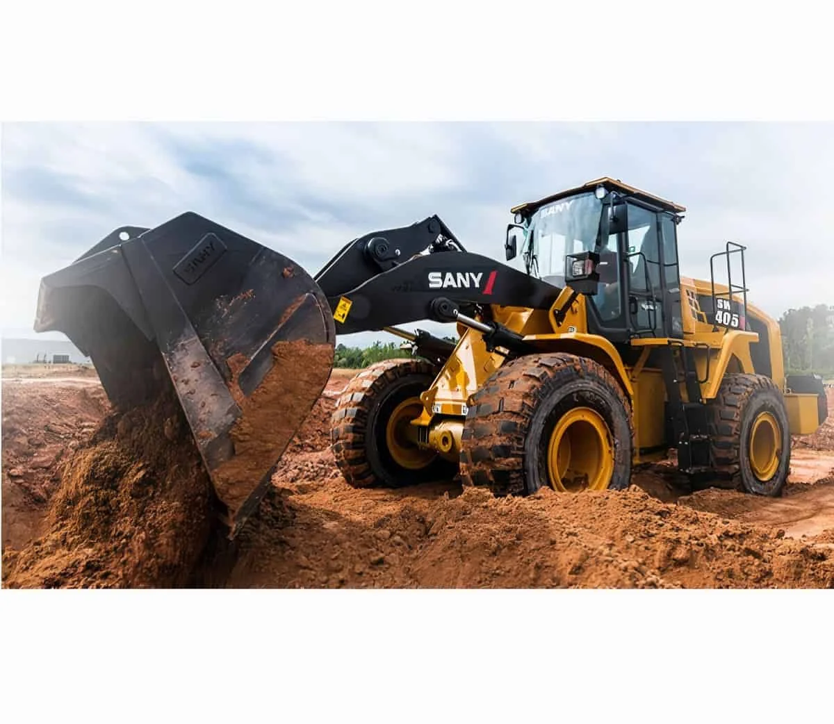 Екскаватор-навантажувач Sany SW405K - Зображення 2